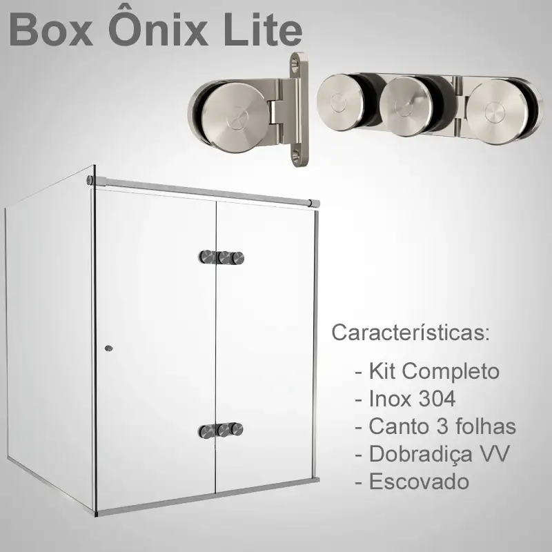 Canto 3 Folhas Escovado